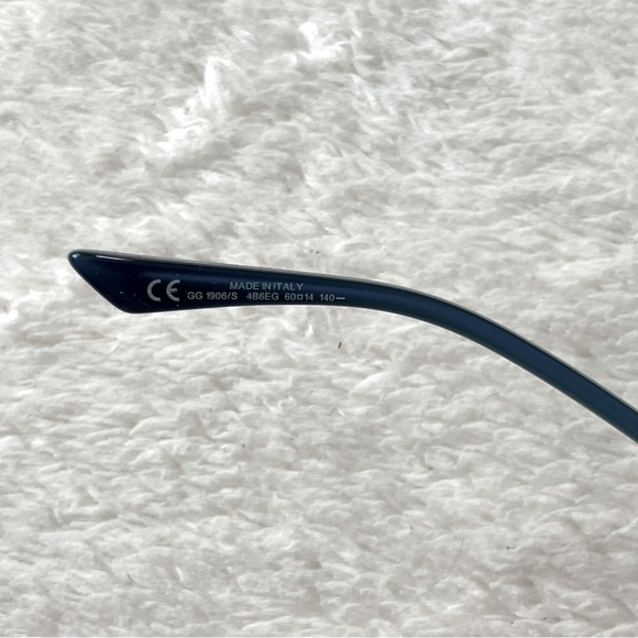 NWB Authentic Gucci Men’s Aviator Metal Frame Sunglasses - Picture 8 of 8